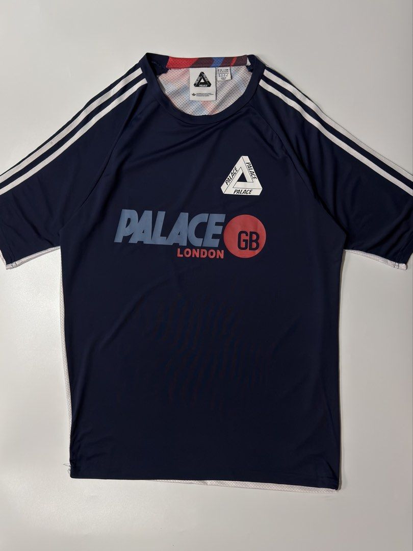 For sale (Category: Tshirts & Polo Shirts ) located in Marikina City. Submitted by skkagawad041591 (Listing ID 1462993579, Image 1). Description: Adidas x palace away jersey Size xl Dimension Width 21 | Length 30.5 Like new.
