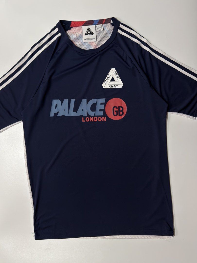 For sale (Category: Tshirts & Polo Shirts ) located in Marikina City. Submitted by skkagawad041591 (Listing ID 1462993579, Image 3). Description: Adidas x palace away jersey Size xl Dimension Width 21 | Length 30.5 Like new.