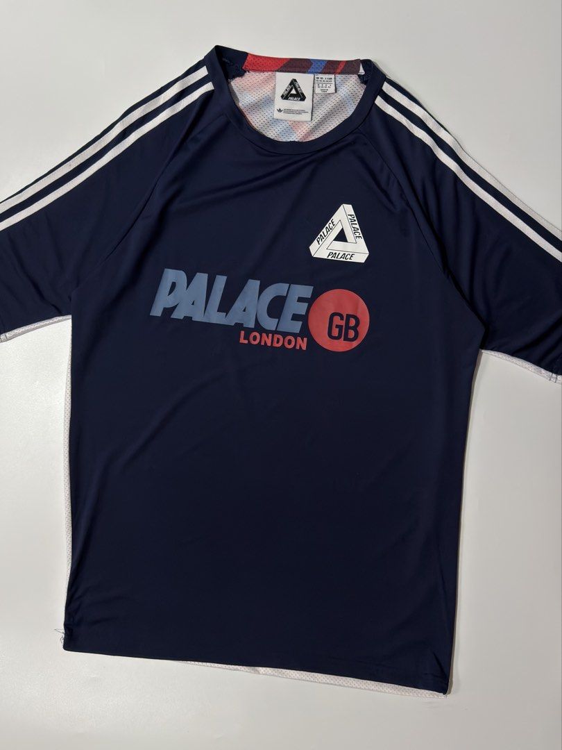 For sale (Category: Tshirts & Polo Shirts ) located in Marikina City. Submitted by skkagawad041591 (Listing ID 1462993579, Image 2). Description: Adidas x palace away jersey Size xl Dimension Width 21 | Length 30.5 Like new.