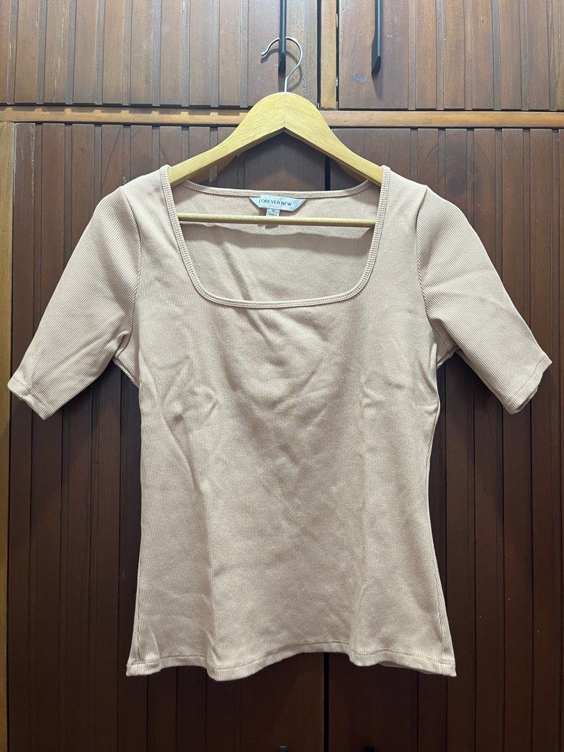 Forever New Ribbed Square Neck Top (Category: Sleeveless) located in Cagayan de Oro. Submitted by prelovederela (Listing ID 1463019940, Image 1). Description: fits s-m frames! bought this abroad :).