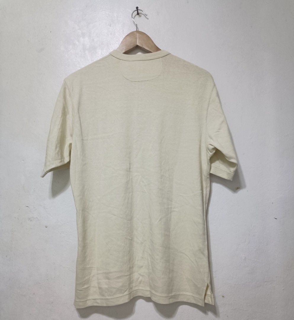 Freewheelers Henley shirt (Category: Activewear) located in Muntinlupa City. Submitted by kamiseta01 (Listing ID 1462910422, Image 2). Description: authentic freewheelers Henley shirt medium brand new Japan made off white.