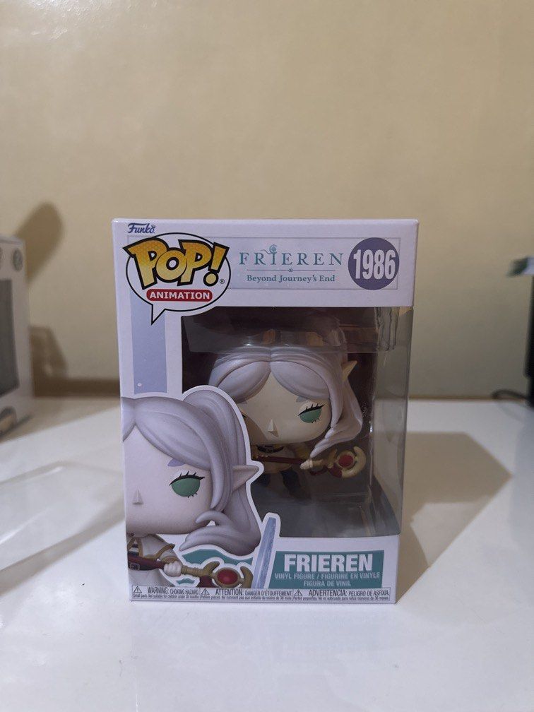 Funko Pop - Frieren 1986 (Category: Designer & Blind Box Toys) located in Manila. Submitted by mek_any (Listing ID 1462991970, Image 1). Description: 🎇 SLIGHTLY NEGOTIABLE TO SURE BUYERS🎇 Item: Funko Pop Frieren 1986 Price: 1,200 Condition: NOOB , 9/10 box, stored well Payment: • GCash • GoTyme • BPI Shipping Details • Buyer shoulders sf •Lalamove, Jnt, GrabExpress .