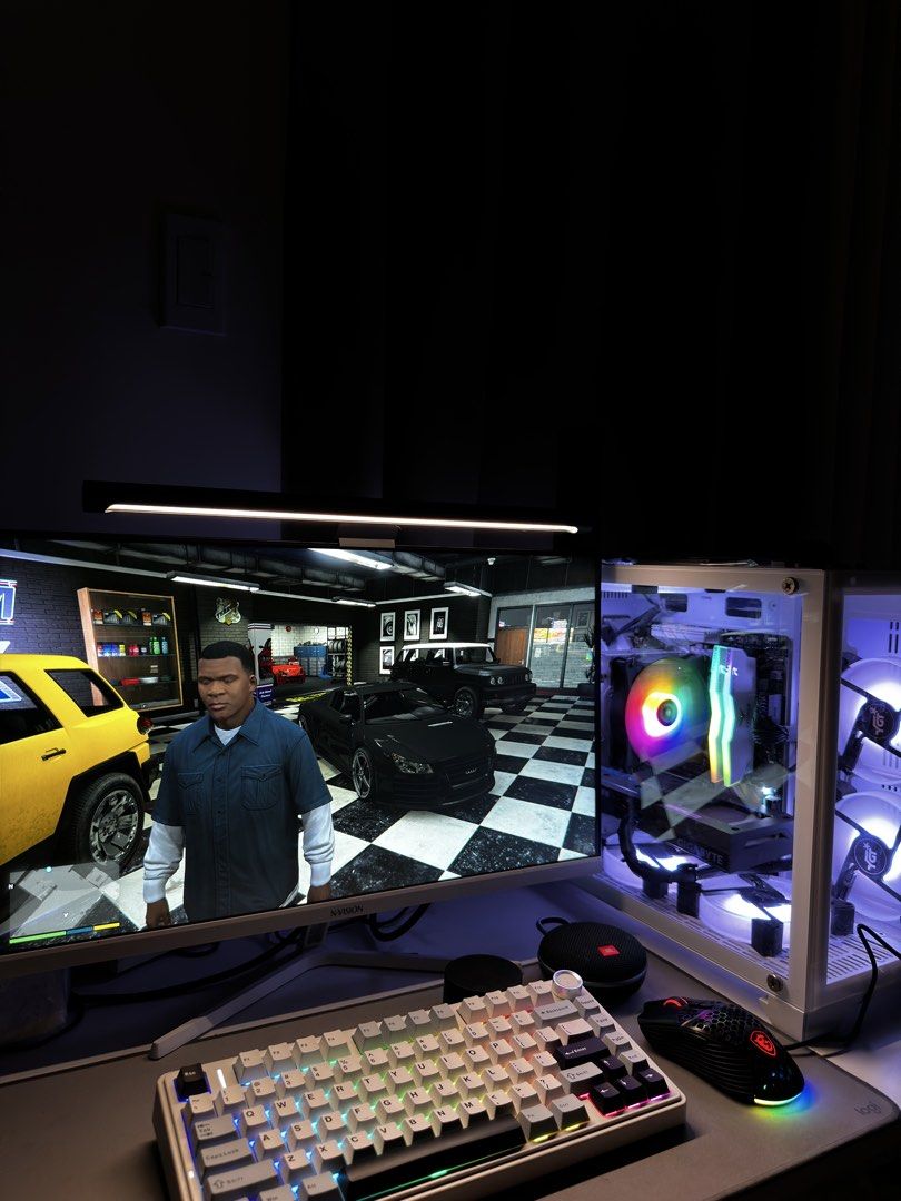 Gaming Pc Set Ryzen 5 5600 RX6600 (Category: Desktops) located in Quezon City. Submitted by kdomingoxx (Listing ID 1463037090, Image 2). Description: For sale my personal pc set Ryzen 5 5600 Asrock B450 steel legend Gigabyte radeon RX6600 8gb Eagle Team Group Delta R 32gb ram 16x2 3600mhz (pls check price itong ram palang worth 11-12k na) *3600mhz tong ram Gamdias CPU cooler 1TB NVME M.2 SSD 6 YGT ARGB Fans PSU Cooler Master 650 watts Nvision 24i