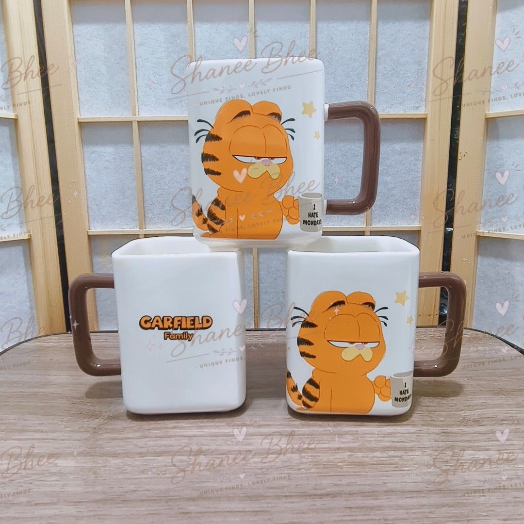 Garfield Mug (Category: Coffee & Tea Tableware) located in Bontoc. Submitted by shaneebhee (Listing ID 1462971805, Image 1). Description: 390 each (3) pcs Available.