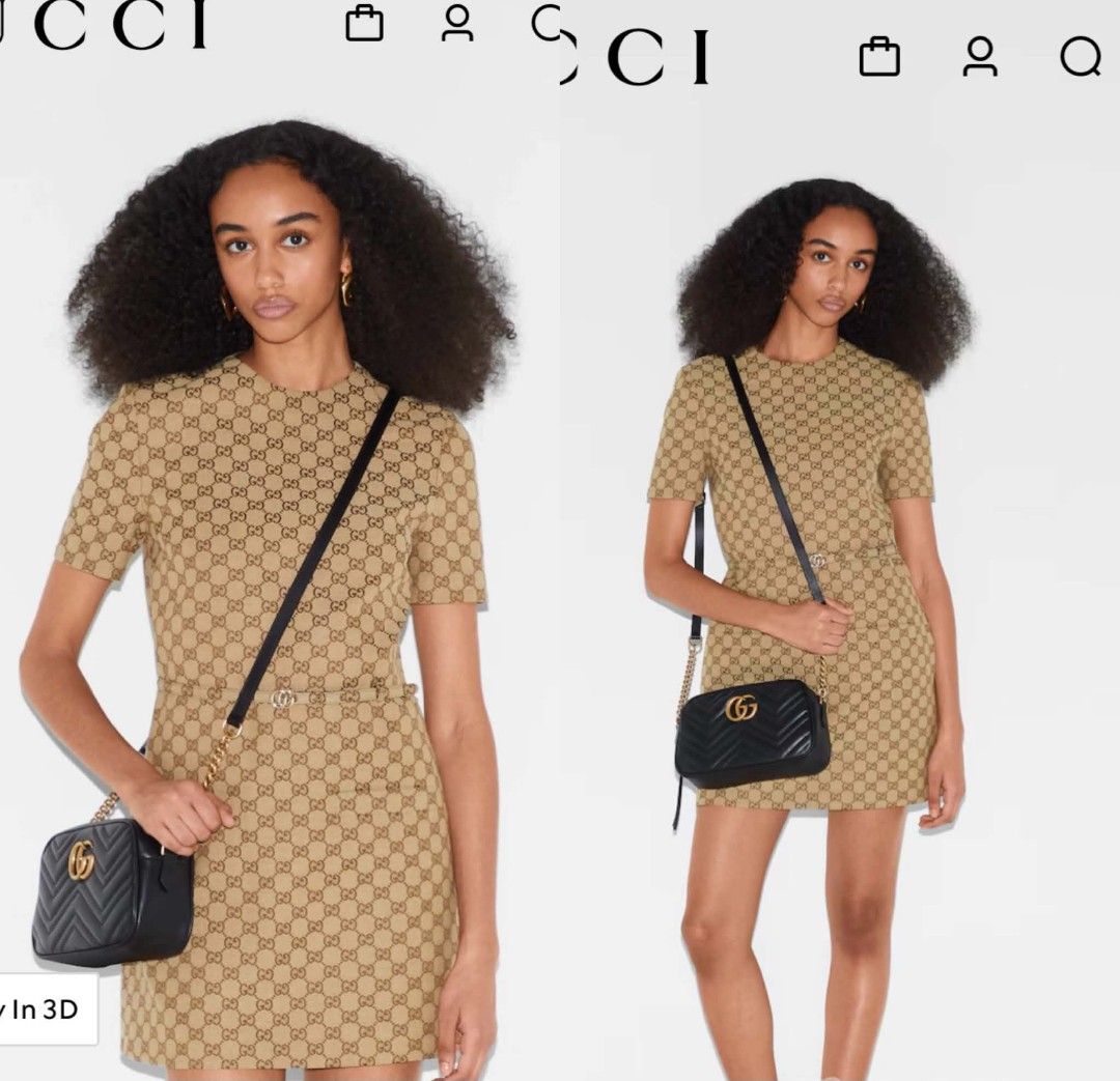 GG Marmont Camera Bag (Category: Cross-body Bags) located in Quezon City. Submitted by luxxechic (Listing ID 1462955401, Image 2). Description: coded GG underzip with black etiketa pure leather with dust bag good as new no issue actual photo posted japan preloved mop: gcash.