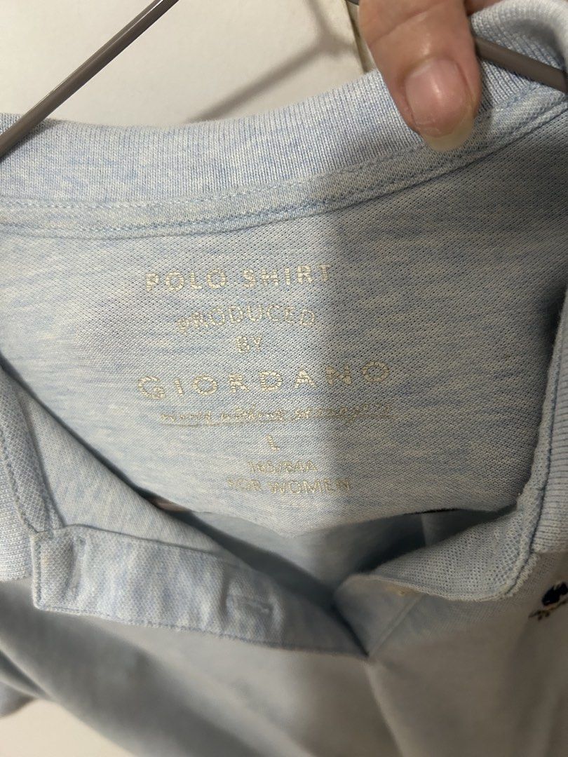 Giordano Classics Polo Shirt Light Blue (Category: Shirts) located in Las Pinas. Submitted by ladyattire (Listing ID 1463084470, Image 2). Description: In good condition Large sized No when worn photos Actual item.