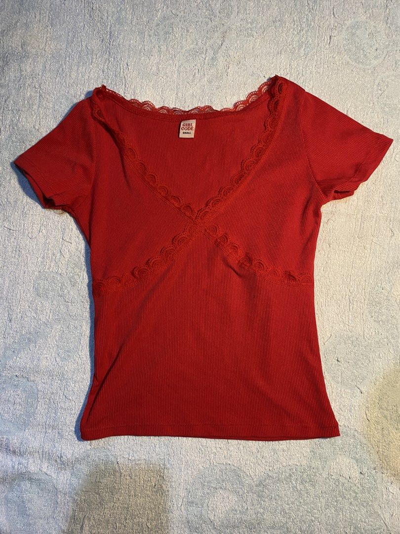 Girl Code in Red (Category: Blouses) located in Mapandan. Submitted by elavee (Listing ID 1463084862, Image 1). Description: .
