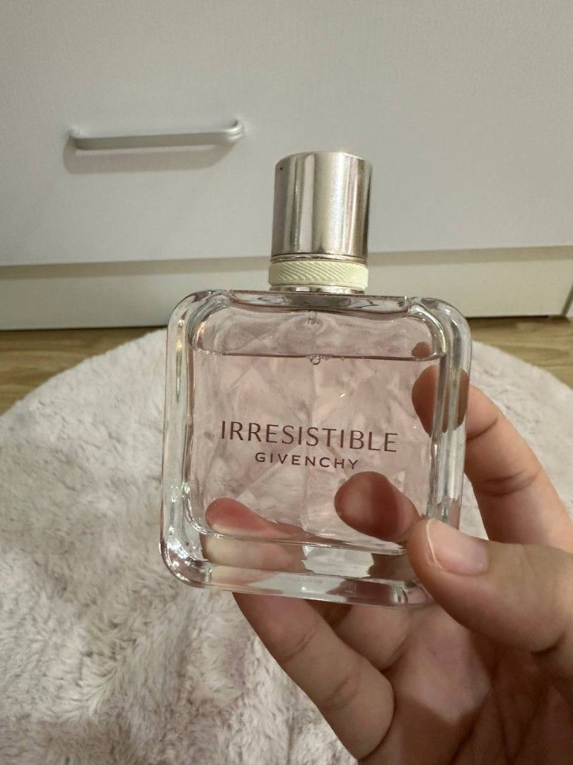 Givenchy Irresistible 80ml (Category: Fragrance & Deodorants) located in Manila. Submitted by hazyhaze21 (Listing ID 1462969010, Image 2). Description: Irresistible Givenchy 80ml 100% original lightly used as in super konti lang ang bawas no box.
