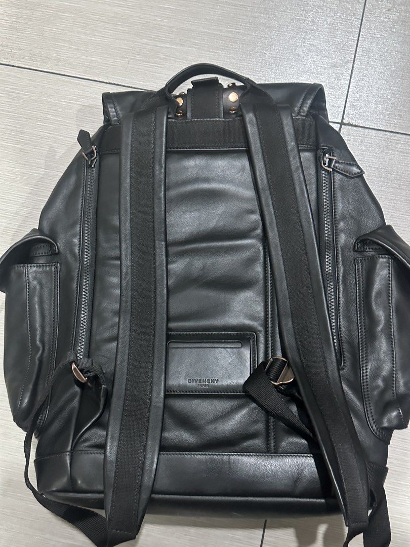 Givenchy Obsedia Mens backpack (Category: Backpacks) located in Quezon City. Submitted by elliesellz (Listing ID 1463037466, Image 3). Description: Givenchy Obsedia backpack - like new condition! used once only - does not have a dustbag.