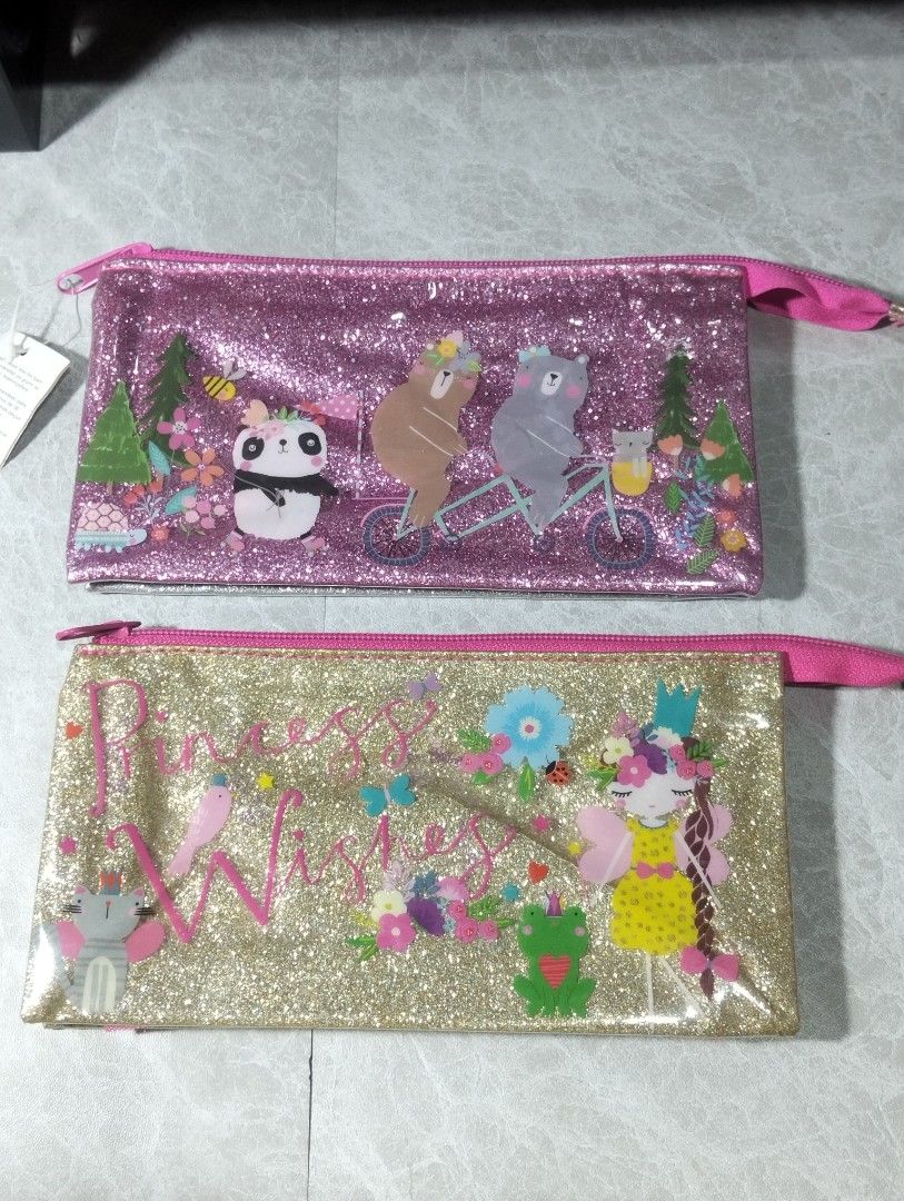 GLITTERY ZIPPER PENCIL POUCHES (Category: Babies & Kids Fashion) located in Batangas. Submitted by amerie_store (Listing ID 1463028517, Image 1). Description: ◾WYSIWYG 🫟₱250 each 🔊Kindly visit & follow my FB page for more updated Toys,Aniks,etc...🤩 🌈👉AMERIE STORE👈🌈 📌Mine Now,Pay after invoice 📌No refund 📌MOP: Gcash 🚛 Shipping sched every Saturday only via Flash Express.