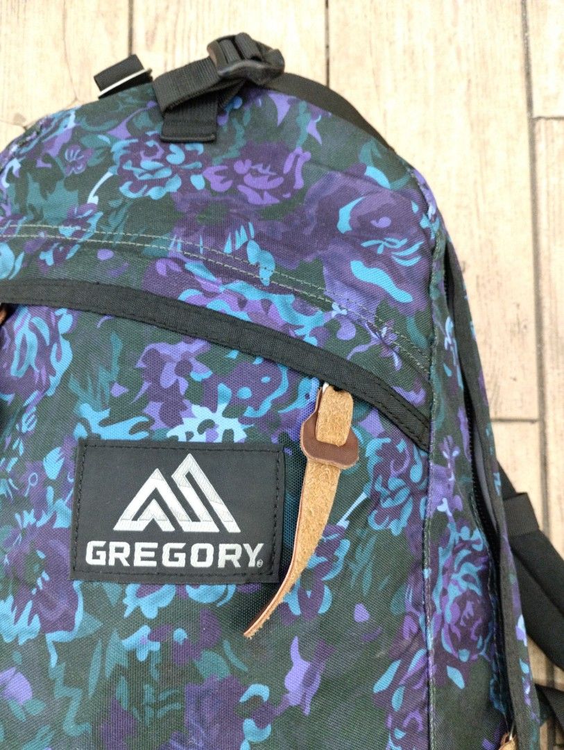 Gregory Day Pack Backpack - Floral Print (Category: Backpacks) located in Manila. Submitted by niggzreyno51476 (Listing ID 1462994297, Image 3). Description: - Stylish Gregory backpack with a cool floral print. - Made with durable Cordura fabric for long-lasting use. - Features a spacious main compartment to fit all your essentials. - Equipped with padded shoulder straps for maximum comfort. - Ideal for hiking, travel, or everyday adventures. - P