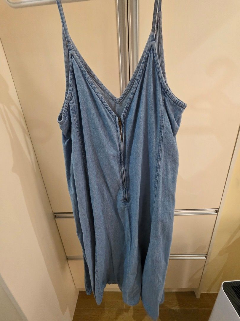 GU Denim Dress (Category: Dresses) located in Dasmarinas. Submitted by ramyeong (Listing ID 1462917757, Image 2). Description: GU Denim Dress Size: L sf c/o buyer.