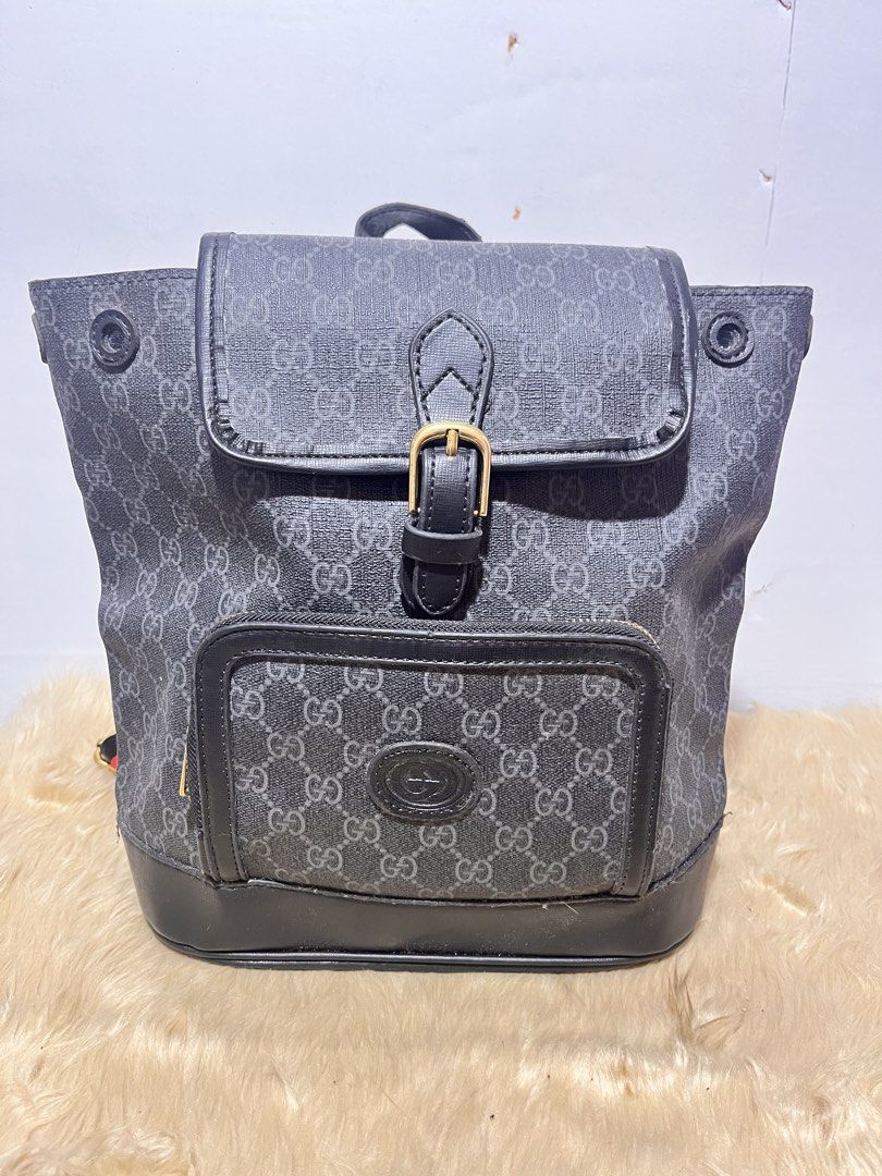Gucci mono backpack (Category: Backpacks) located in General Santos City (Dadiangas). Submitted by renziieeeee (Listing ID 1463048488, Image 1). Description: Gucci mono backpack Excellent condition .