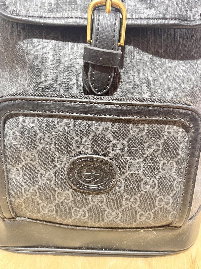 Gucci mono backpack (Category: Backpacks) located in General Santos City (Dadiangas). Submitted by renziieeeee (Listing ID 1463048488, Image 2). Description: Gucci mono backpack Excellent condition .