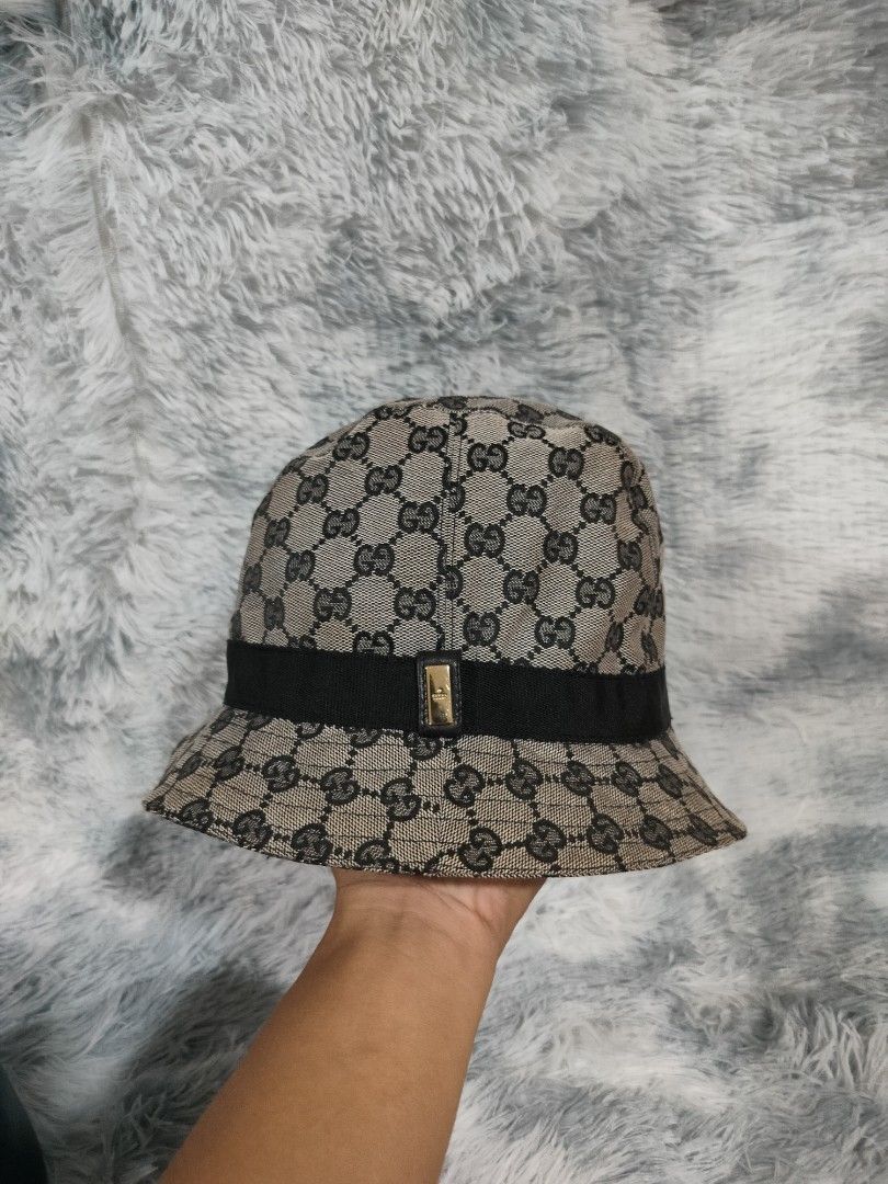 Gucci Monogram Bucket Hat (Category: Hats & Beanies) located in Midsayap. Submitted by rogeandrei29987 (Listing ID 1462997507, Image 1). Description: 📌OKC by Mitchell and Ness •Snapback •10/10 cr •Washed and ready to wear✅ •No issue •As New MOP: Gcash Courier✈️: J&T Unli vouch/Vc with item Loc: Kabacan, North Cotabato/Parang Maguindanao❤️.