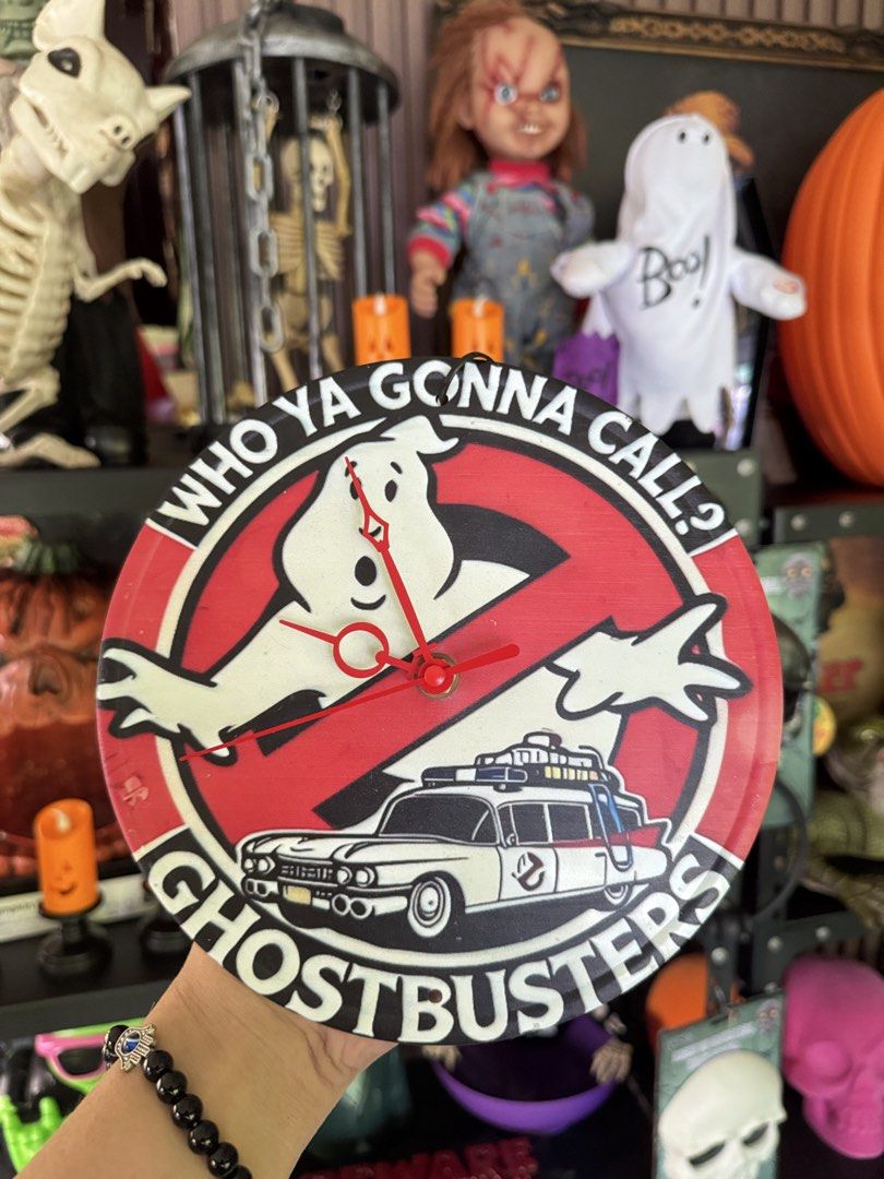 Halloween Decoration Ghostbusters Metal Clock (Category: Occasions & Party Supplies) located in Pasig City. Submitted by JMToysandCollectibles (Listing ID 1463117031, Image 1). Description: Halloween Decoration Ghostbusters Metal Clock PHP799 Size: 8” Inches Pick Up or Delivery via Lalamove MOP: Gcash/ BPI/ BDO.