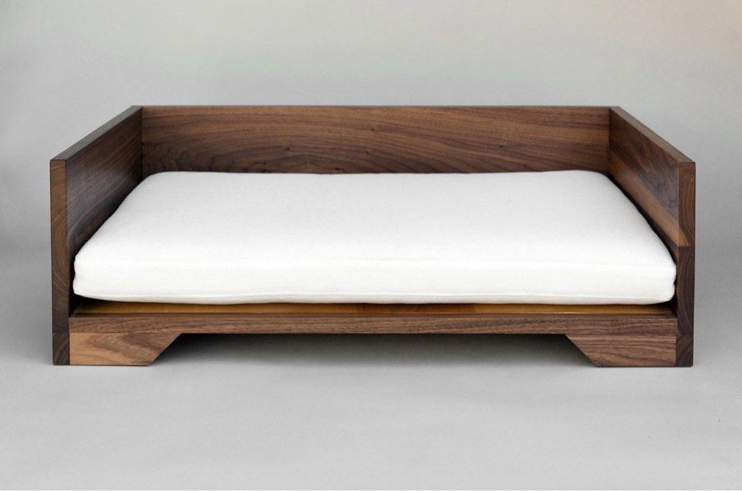 Handmade Wooden Pet Sofa Bed + Comfy Cusion (Category: Homes & Other Pet Accessories) located in Davao. Submitted by casadekuting (Listing ID 1463013989, Image 2). Description: Premium Wooden Pet Sofa Bed — 94×64cm | Handmade | Customizable ✅ FREE DELIVERY within Davao area.