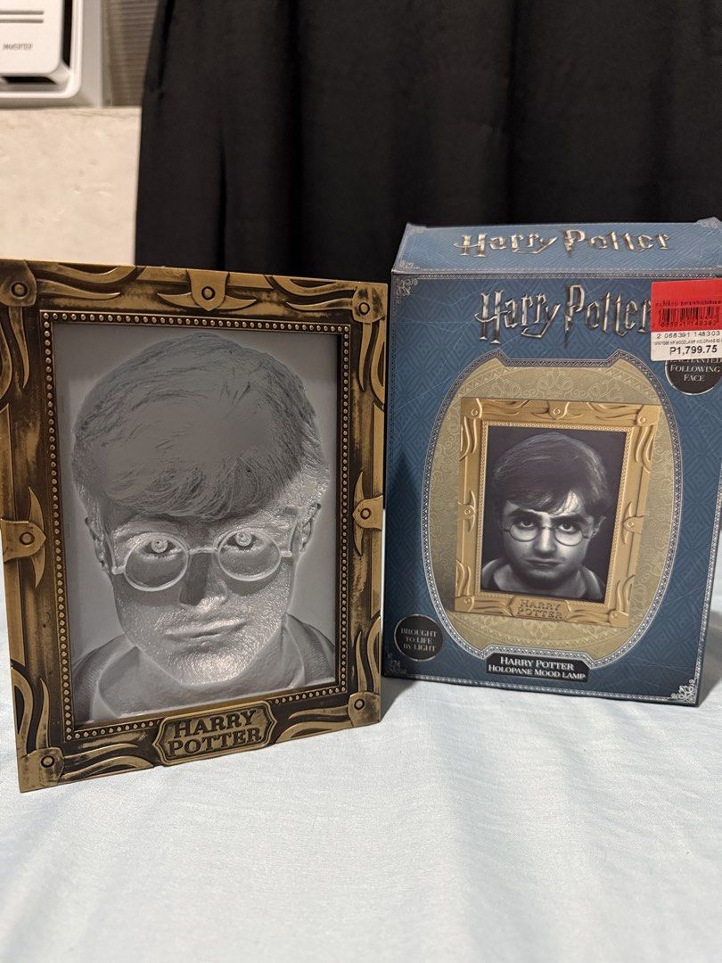 Harry Potter Holopane Mood Lamp (Category: Lighting) located in Manila. Submitted by kia.co (Listing ID 1463020822, Image 1). Description: - Harry Potter Holopane Mood Lamp - Illuminates to bring the magic to life - Original retail price: P1,799.75 - Ideal gift for any Harry Potter enthusiast - Includes original packaging.