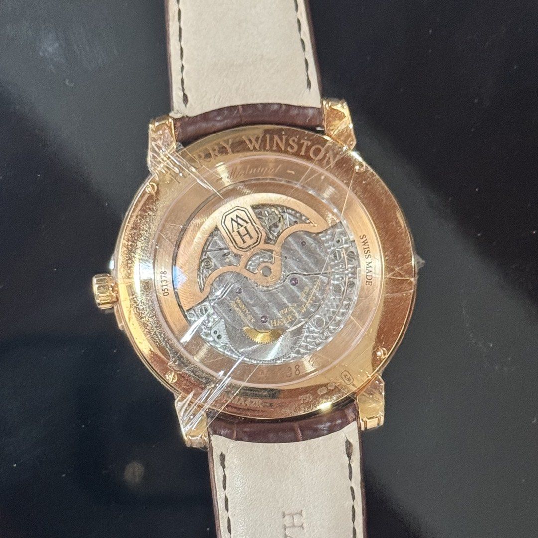 Harry Winston Midnight 18k Rosegold (Category: Luxury Watches) located in Makati City. Submitted by philswisswatches (Listing ID 1462923708, Image 2). Description: MIDAHD42RR001 9.5/10 Overall(LNIB) 42mm Solid 18k Rosegold 2025 Complete set Qc/Marikina Area Thanks.
