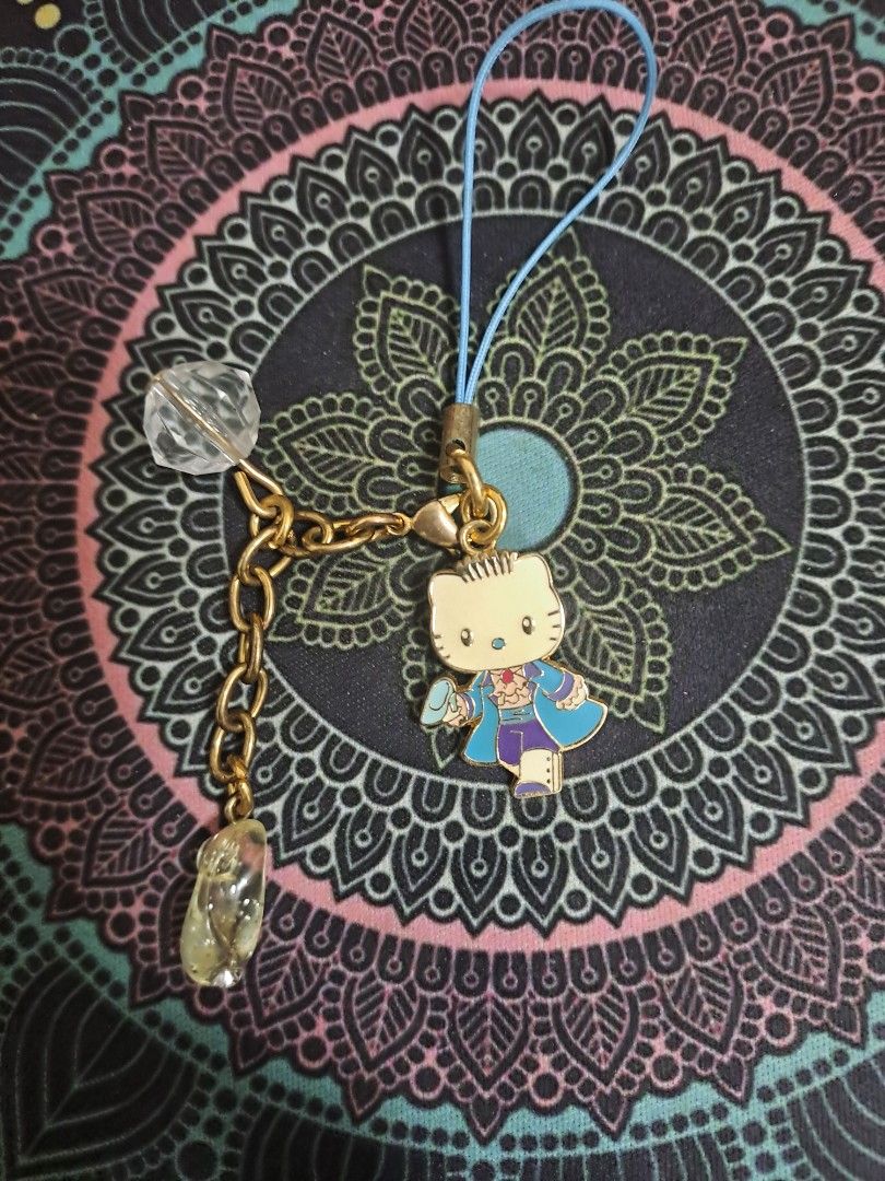 Hello Kitty Universal Studios Japan Charm with Beads (Category: Charms) located in Manila. Submitted by secreshop (Listing ID 1462907386, Image 1). Description: - Authentic Kitty charm from Universal Studios Japan - Features Kitty in a cute blue outfit - Adorned with a gold chain and clear/yellow beads - price is negotiable slight.