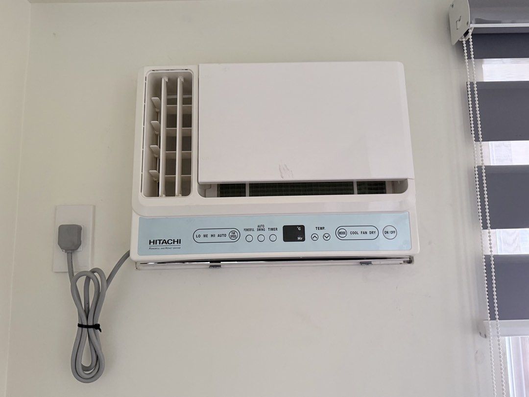 Hitachi Window Type Air Conditioner (Category: Air Conditioning and Heating) located in Paranaque City. Submitted by babychildj (Listing ID 1462944071, Image 1). Description: Hitachi 0.8HP Deluxe Window Type Non-Inverter Aircon RA-08SR Location is in Kapitolyo, Pasig but can also be picked up within the month in Bicutan, Paranaque. Recently professionally cleaned. Brand new is listed at 19,200PHP online. No known issues. .