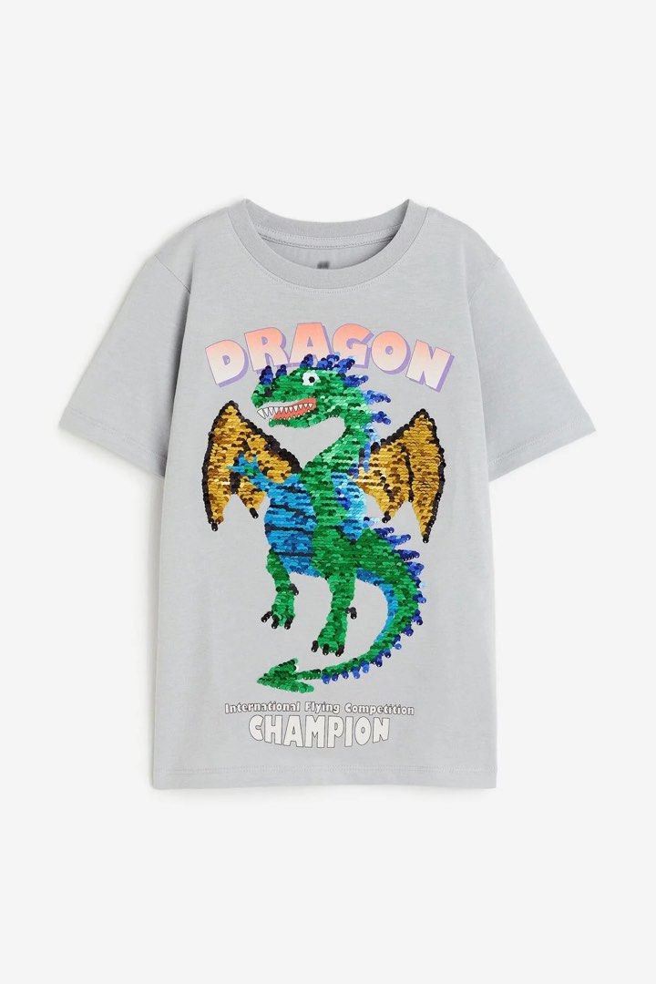 H&M Kids Dragon Printed Shirt (Category: Babies & Kids Fashion) located in Binan City. Submitted by mypreloved_haul (Listing ID 1463097714, Image 2). Description: .