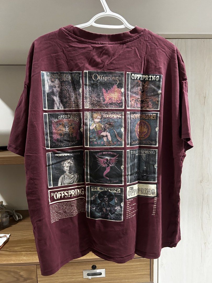 H&M Offspring maroon shirt (Category: Formal Shirts) located in Manila. Submitted by madongie (Listing ID 1462936081, Image 2). Description: Size L fits 2xL 24x26.5.