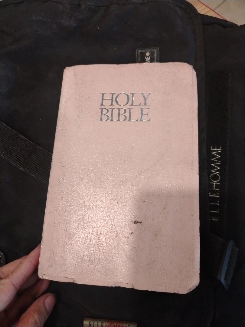Holy Bible pink King James (Category: Religious Items) located in Manila. Submitted by billionare (Listing ID 1462946149, Image 1). Description: pink holy Bible king James fresh and good condition.