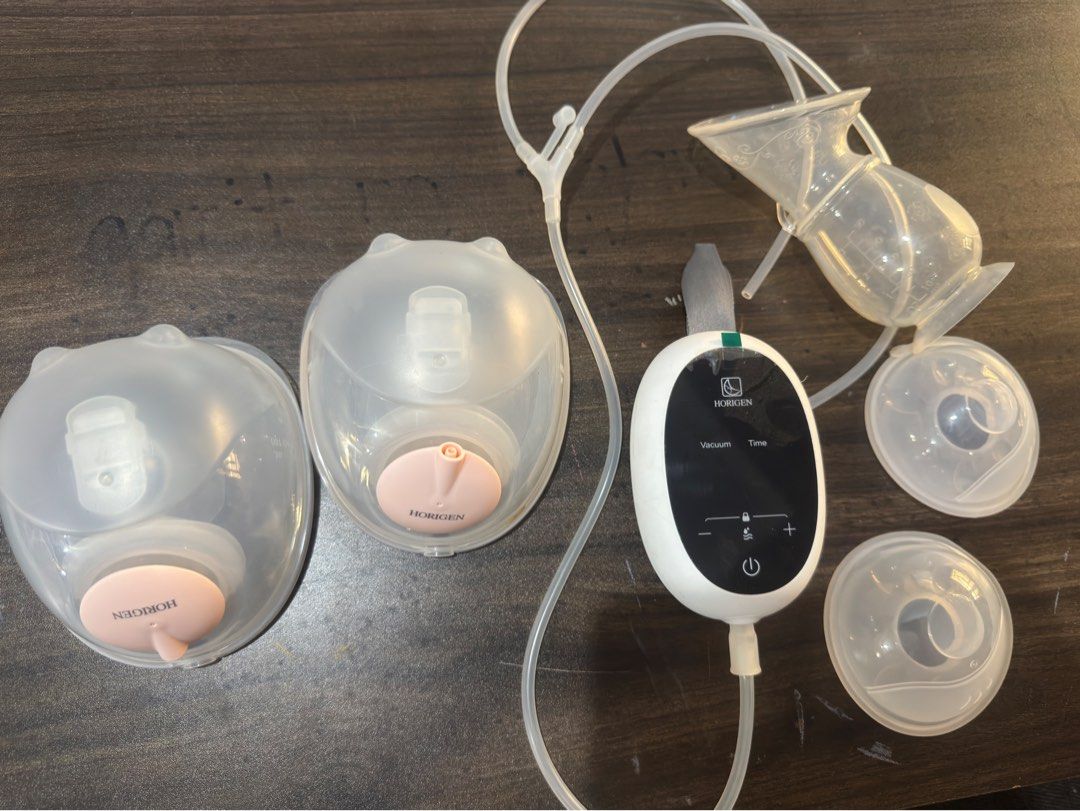 Horigen Double Electric Breast Pump with Accessories (Category: Breastfeeding & Bottle Feeding) located in Pulilan. Submitted by cruzcruzmm (Listing ID 1463053303, Image 1). Description: - Horigen Decent Go Electric Breast Pump .