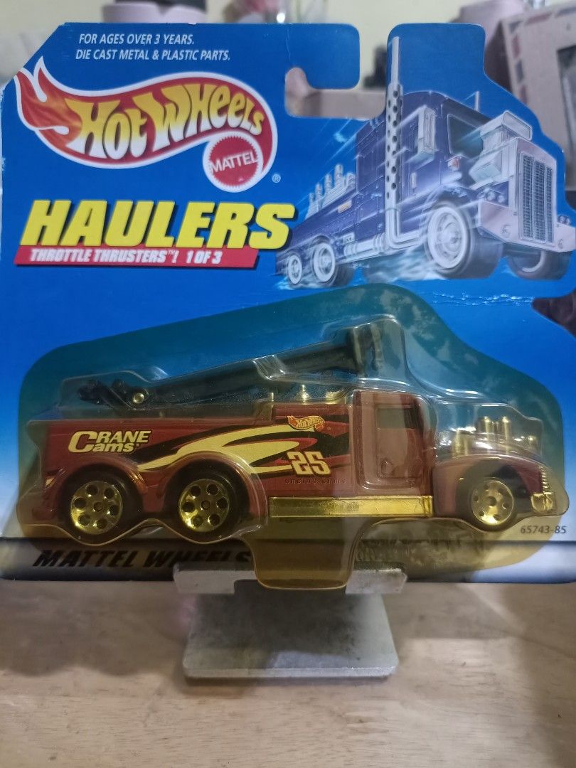 Hot Wheels Haulers (Category: Vehicle & Diecast Models) located in Dasmarinas. Submitted by jimzvcra (Listing ID 1463030134, Image 2). Description: Reading is Essential!!! 250 each Non mint card May have yellowish blister Prices are Fixed Located at Dasmarinas, Cavite Payment via Gcash Deliver via: Renier Express LBC COP Lalamove (From Dasmarinas Cavite or PGH) Meetup by schedule (PGH, Waltermart Dasmarinas, DLSUMC, Avit Coffee near aguinaldo hig