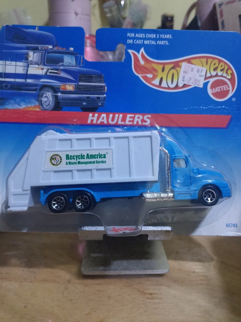 Hot Wheels Haulers (Category: Vehicle & Diecast Models) located in Dasmarinas. Submitted by jimzvcra (Listing ID 1463030134, Image 3). Description: Reading is Essential!!! 250 each Non mint card May have yellowish blister Prices are Fixed Located at Dasmarinas, Cavite Payment via Gcash Deliver via: Renier Express LBC COP Lalamove (From Dasmarinas Cavite or PGH) Meetup by schedule (PGH, Waltermart Dasmarinas, DLSUMC, Avit Coffee near aguinaldo hig
