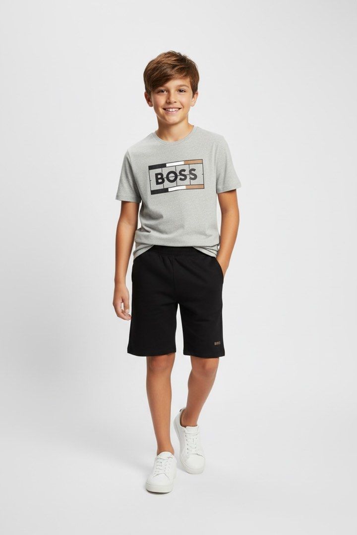 Hugo Boss Set (Category: Babies & Kids Fashion) located in Lipa City. Submitted by lifestyled (Listing ID 1462902797, Image 1). Description: Brand new Hugo Boss Set Size 10 Aa-16” L- 22.5” Bottom- 12.5” L- 18” 💯 Authentic.