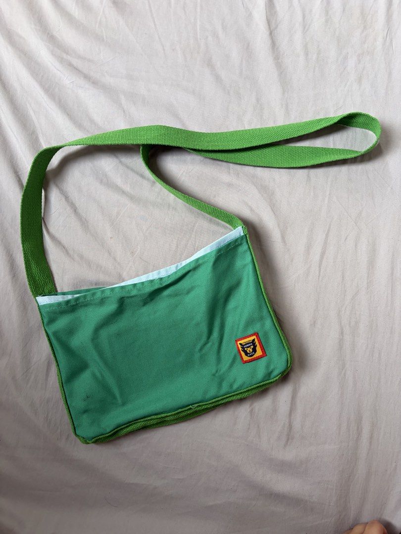Human Made Reversible Sling Bag (Category: Shoulder Bags) located in Marikina City. Submitted by majocalubay (Listing ID 1462920178, Image 3). Description: - Human Made reversible shoulder bags available. - with a few stains but can be removed via hand wash.