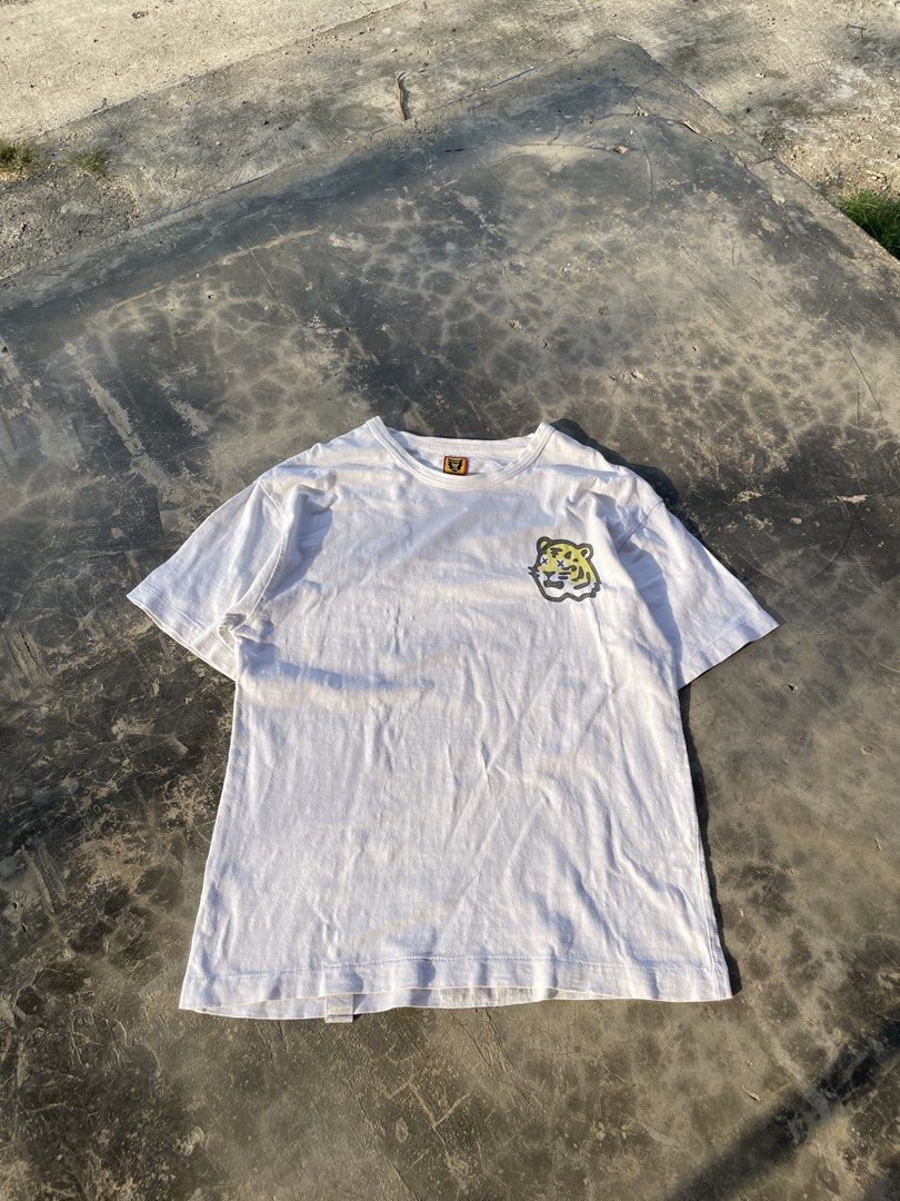 Human made x Kaws Tiger tee (Category: Tshirts & Polo Shirts ) located in Tagum. Submitted by yj-repethrift (Listing ID 1463075564, Image 1). Description: Single Stitch All over Dimes : 20x26 Condition : Great Condition Color Rate : 9/10 Issue : No issue Need Wash.