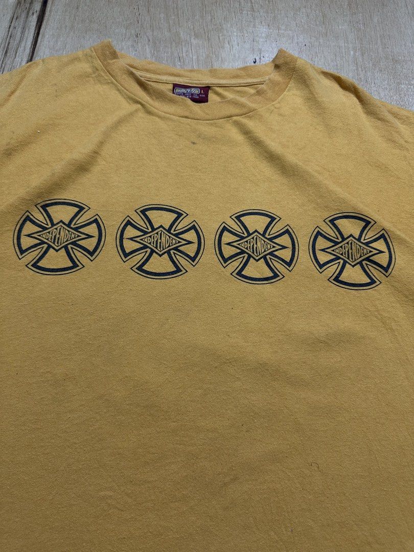 Independent Shirt (Category: Tshirts & Polo Shirts ) located in Bacolod City. Submitted by dannnsoy (Listing ID 1462913494, Image 2). Description: Independent Shirt “NHS Tag” •Dimension: 22” x 27” •In good to very good condition •Issue: Pinholes and stains •Price: 2899 only 📍Note: Color may vary to due lighting and camera resolution. .