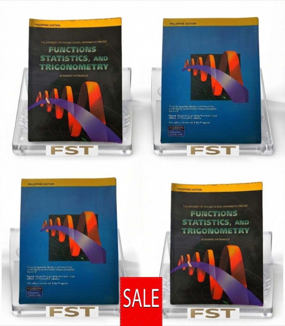 🎉 Integrated Mathematics (Category: Assessment Books) located in Manila. Submitted by reflipsfinds_110603 (Listing ID 1463044962, Image 1). Description: Functions, Statistics and Trigonometry (Integrated Mathematics) Very good pre-loved condition. Clean pages, solid spine, and complete with no writings or missing pages. Ideal for SHS students, college students, teachers, or reviewers. 📍 Quezon City 💳 GCash | GoTyme | MariBank 🚚 Lalamove.