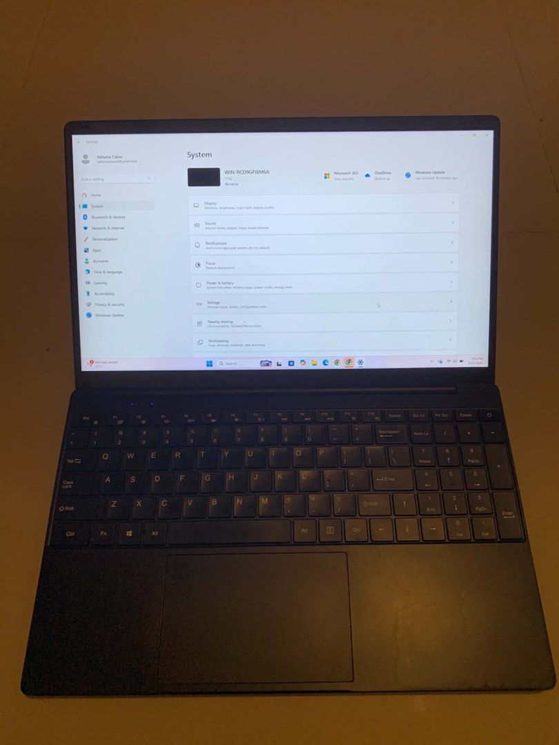 Intel Celeron 16GB RAM (Category: Laptops & Notebooks) located in Manila. Submitted by ashantamae (Listing ID 1462975725, Image 3). Description: FOR SALE‼️ LAPTOP‼️ ✅ Intel Celeron N5095 ✅ 16GB RAM ✅ 256GB SSD ✅ Windows 11 Pro ✅ Fast boot-up and responsive performance Good for students, WFH, online classes, and everyday use. 🔌 Test all you want upon meetup. RFS: Need funds / Upgrade..