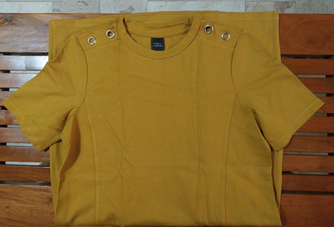IORA dress (Category: Dresses) located in Marikina City. Submitted by positivity.thriftshop (Listing ID 1462987579, Image 3). Description: 💟 IORA dark yellow dress (color may vary due to lighting),bought in sg, worn once.Size XL (It is also best suited for a large frame) 💚 MOP: GCash 🚚 Delivery Options: LBC or J&T only (SF c/o buyer) 👎 NO Cancellation, return or exchange.