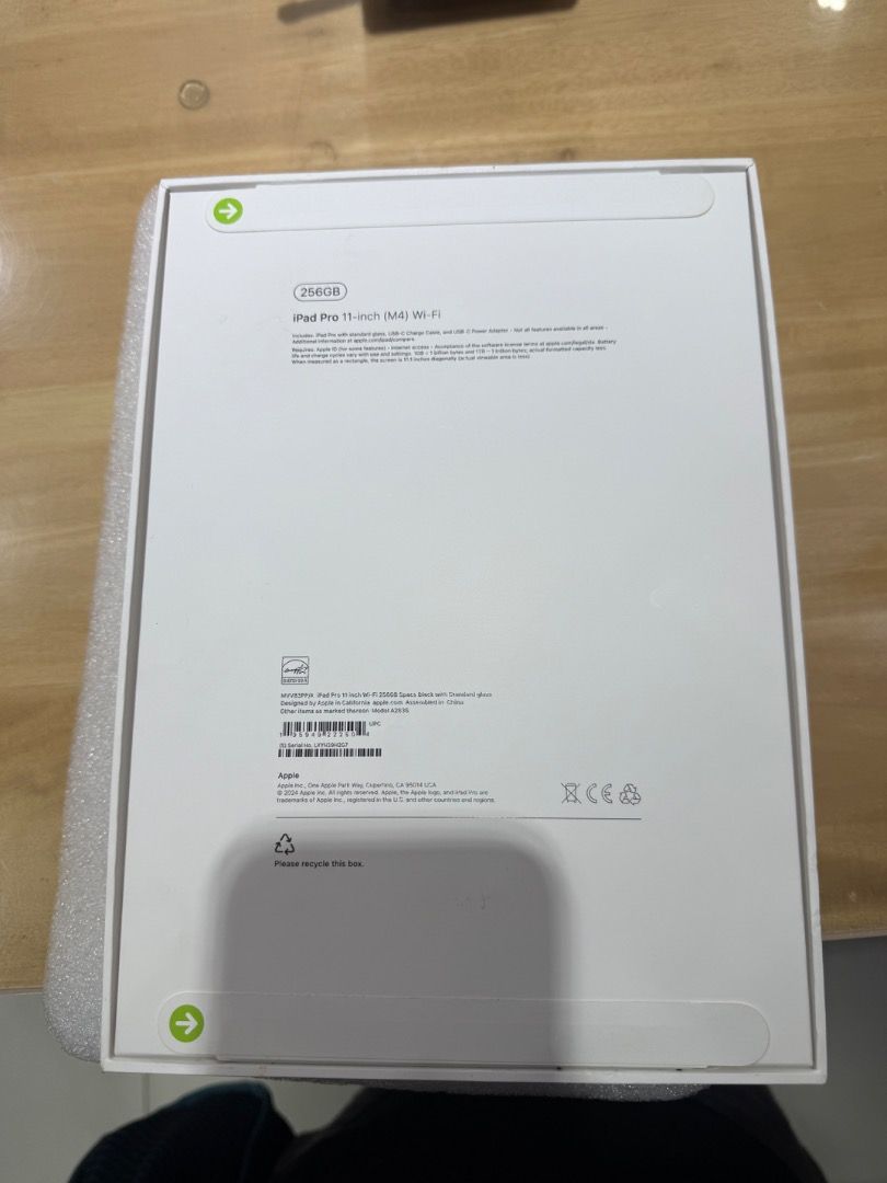 IPad Pro 11 (M4) 5th Gen (Category: Laptops & Notebooks) located in Iloilo. Submitted by rmfchiva (Listing ID 1462972284, Image 3). Description: Purchased from the Apple Store last July 31, 2026 for ₱72,000. In excellent, like-new condition. With original box with receipt available. Message me for inquiries. Serious buyers only..