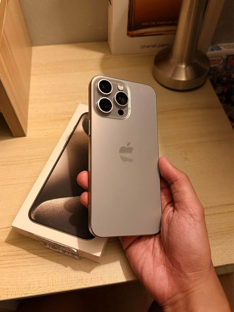 iPhone 15 Pro Max - 256gb (Category: iPhone 15 Series) located in Cavite. Submitted by zolarbs (Listing ID 1463026944, Image 2). Description: Price for attention only Selling it for P34k No issue Openline 256GB 79% Battery Health.