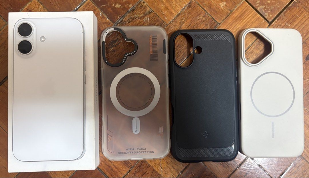 Iphone 16 256gb (Category: Others) located in Quezon City. Submitted by hiimanewbuyerhere (Listing ID 1462964644, Image 3). Description: Globe locked, 94 % battery health White color, 256gb.