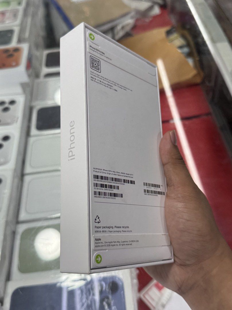 iPhone 18 PROMAX BRANDNEW (Category: iPhone 18 Series) located in Manila. Submitted by ram-gadget-shop (Listing ID 1462920788, Image 3). Description: 📍GREENHILLS SHOPPING CENTER RUSH RUSH RUSH SELLING! For sale and swapping iPhones and Androids✨ •SMOOTH •SLIGHTLY USED by •RESET TO SAWA •NO ISSUE •FREE TO CHECK •WITH WARRANTY FREEBIES⛄️ ✅Case ✅Tempered ✅Charger ✅Box We also offer for delivery! ✅Door pickup ✅Door drop-off ✅Public meet up 🧾MODE OF