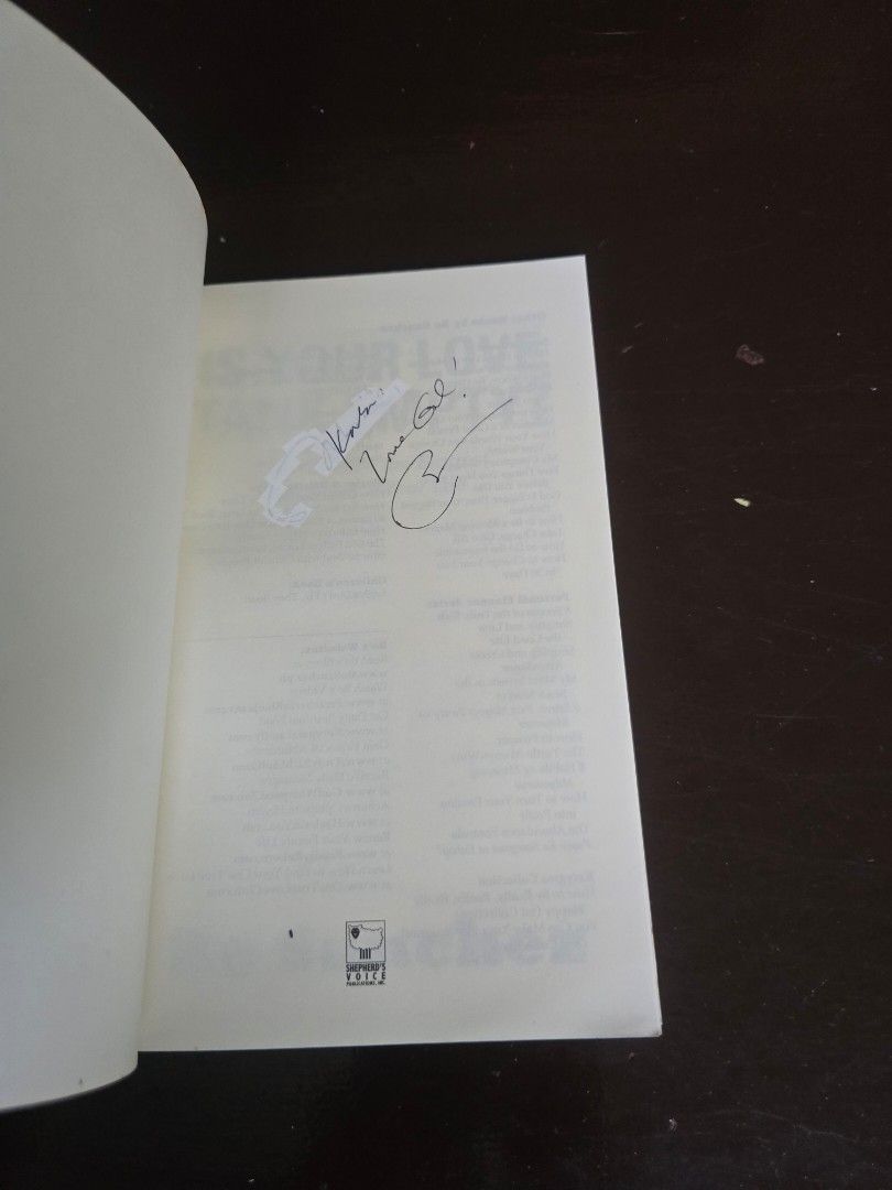 Is Your Love Tank Empty? by Bo Sanchez (Category: Storybooks) located in Makati City. Submitted by rubyconfessions (Listing ID 1462989778, Image 2). Description: - Signed copy of Bo Sanchez's 'Is Your Love Tank Empty?' - otherwise clean copy .