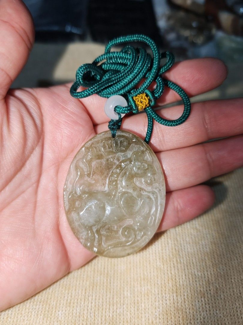 Jade Horse Necklace (Category: Necklaces) located in Quezon City. Submitted by piaoliangcollections.ph (Listing ID 1463094510, Image 2). Description: Just One Piece. Made From Natural Jadeite Stone. Brings Prosperity and Good Health. Jade is a durable gemstone (made of jadeite or nephrite) prized for centuries across Asian and Mesoamerican cultures. While medical and scientific proof is lacking for physical healing, people value jade for cultural