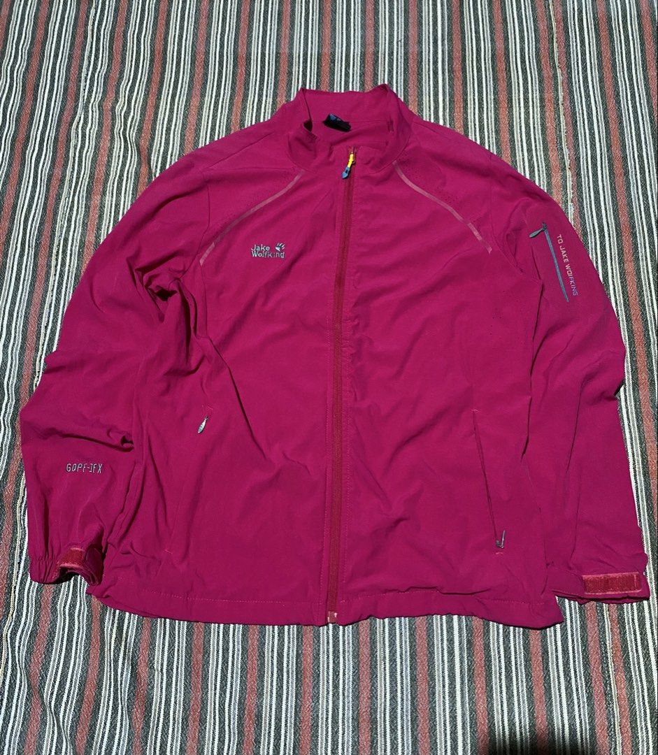 Jake Wolfking GOPF-IFX Windbreaker Jacket - (Category: Coats, Jackets and Outerwear) located in Manila. Submitted by arnold__trift.ph (Listing ID 1463003011, Image 1). Description: 2XL on Tag fits MEDIUM to LARGE (21x27) Color rate: 9/10 CONDITION: 9/10.