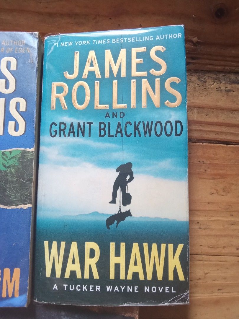 James Rollins Books - Deep Fathom, War Hawk, Unrestricted Access (Category: Storybooks) located in Pasig City. Submitted by teebeedeee (Listing ID 1462885466, Image 3). Description: - Set of 3 James Rollins books: - Deep Fathom - War Hawk (co-authored with Grant Blackwood) - Unrestricted Access (short fiction) - Perfect for thriller and action fans. - Pages are yellowed due to age, but all text is fully readable. preowned copies complete pages pl