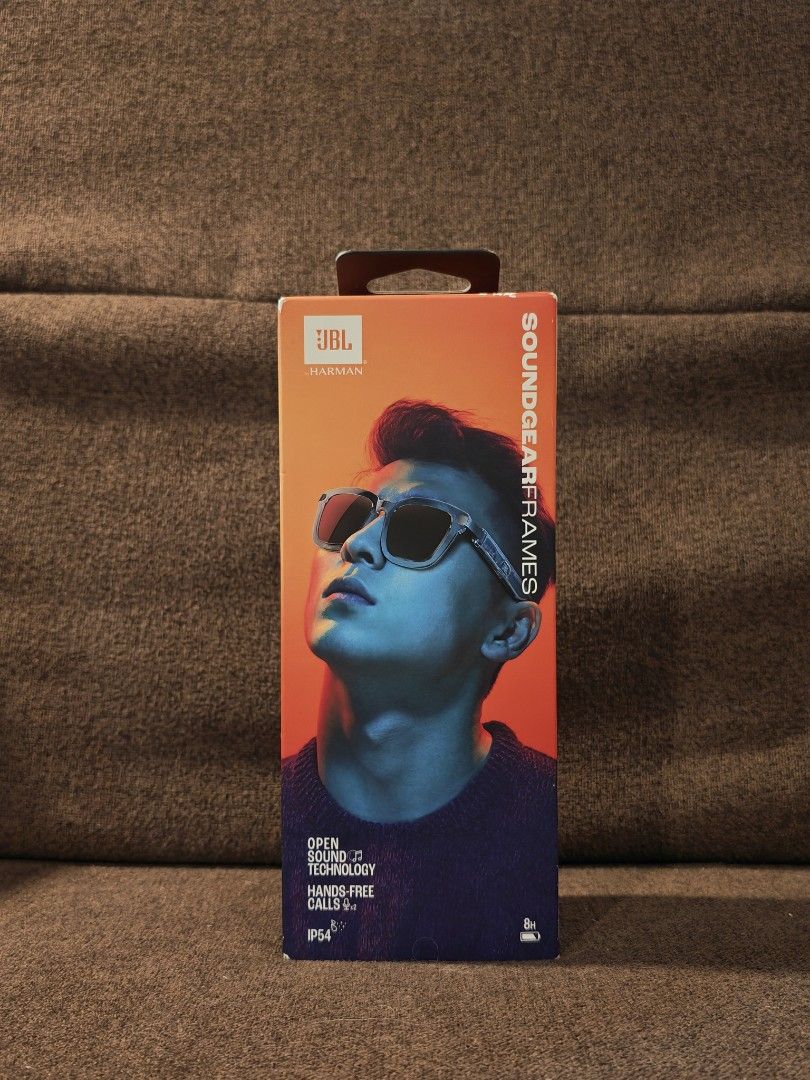 JBL Soundgear Frames Onyx Bluetooth Smart Glasses (Category: Portable Audio Accessories) located in Manila. Submitted by safeeagle.a2809a (Listing ID 1463007303, Image 1). Description: Selling a Brand New, Factory Sealed pair of JBL Soundgear Frames audio sunglasses in the sleek Onyx color. ​Condition: 100% Brand New, unopened in original box. ​Reason for Selling: Bundle item from my ROG Zephyrus G16 purchase—I don't need it, so passing it along 