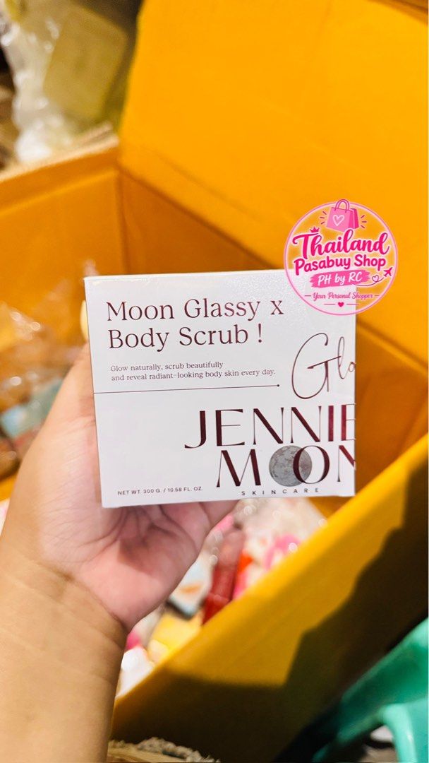 Jennie Moon Glassy x Body Scrub (Category: Bath) located in Cavite. Submitted by rhenelycathrined (Listing ID 1462911276, Image 1). Description: .