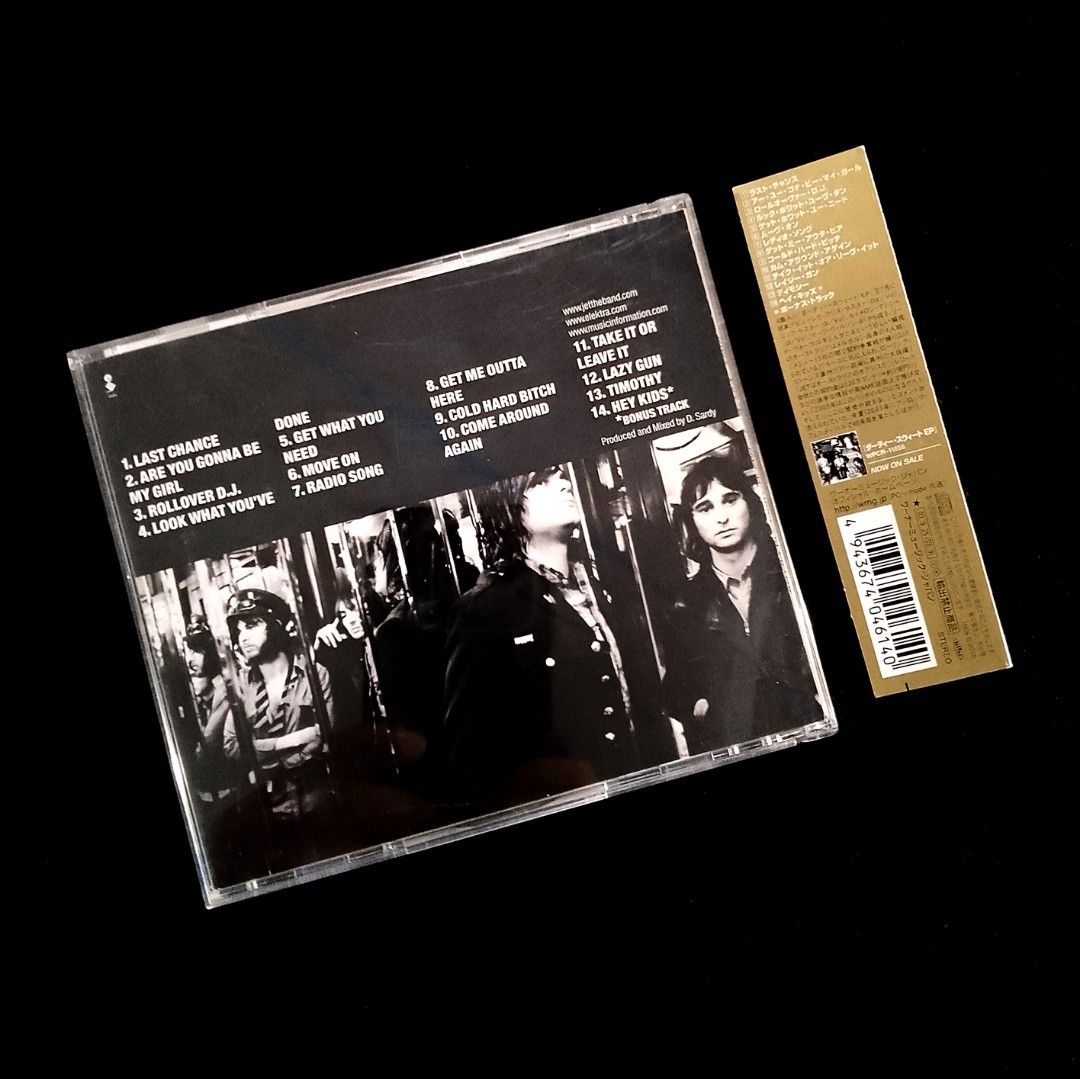 Jet - Get Born CD (2003) Album (Category: CDs & DVDs) located in Manila. Submitted by musicsectionph (Listing ID 1463045010, Image 2). Description: FOR SALE: ‎Jet’s explosive 2003 garage rock masterpiece "Get Born" flagship release! ‎ ‎ ‎ABOUT THIS ALBUM: ‎This is the legendary Australian rock band's massive debut studio triumph, produced by Dave Sardy. It features raw, high-energy guitar riffs, gritty vocals, and a timeless revival of classic ro