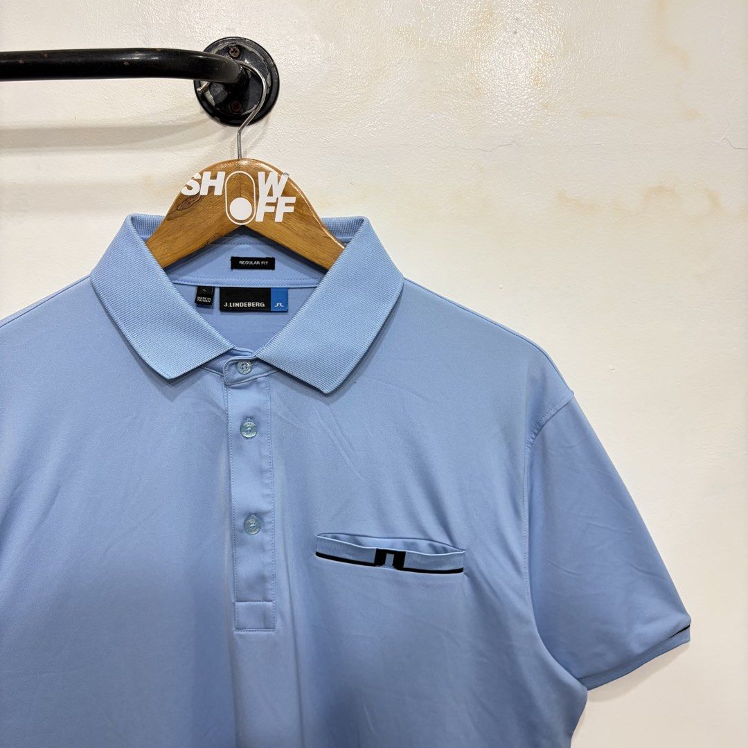 j.lindeberg polo shirt (Category: Tshirts & Polo Shirts ) located in Santa Rosa. Submitted by gardenofthrifts (Listing ID 1462915528, Image 2). Description: Shirt ₱2880 Large Width: 22.5 Length: 28.5 10/10 Condition Comment “Mine” below to purchase..
